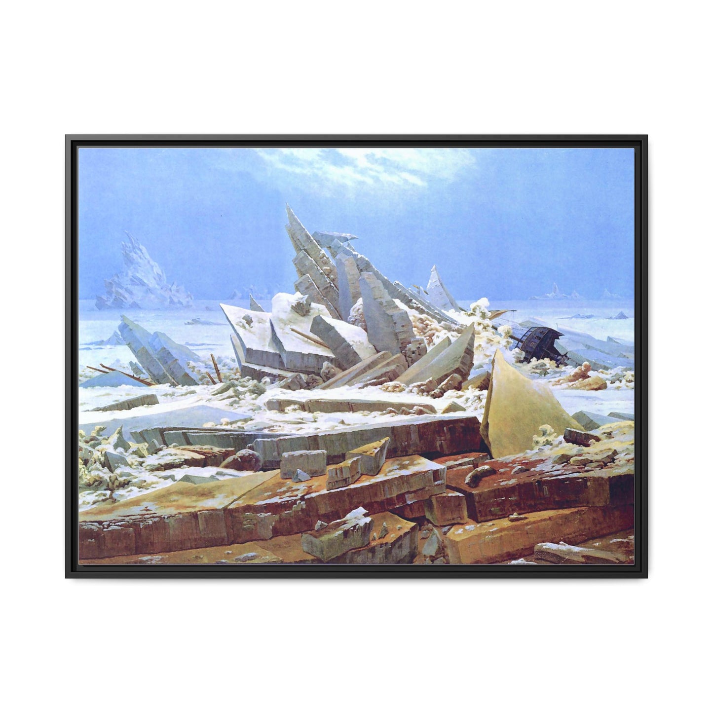 The Sea of Ice | Caspar David Friedrich - Framed -