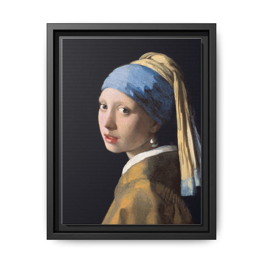 Girl with a Pearl Earring | Johannes Vermeer - Framed -