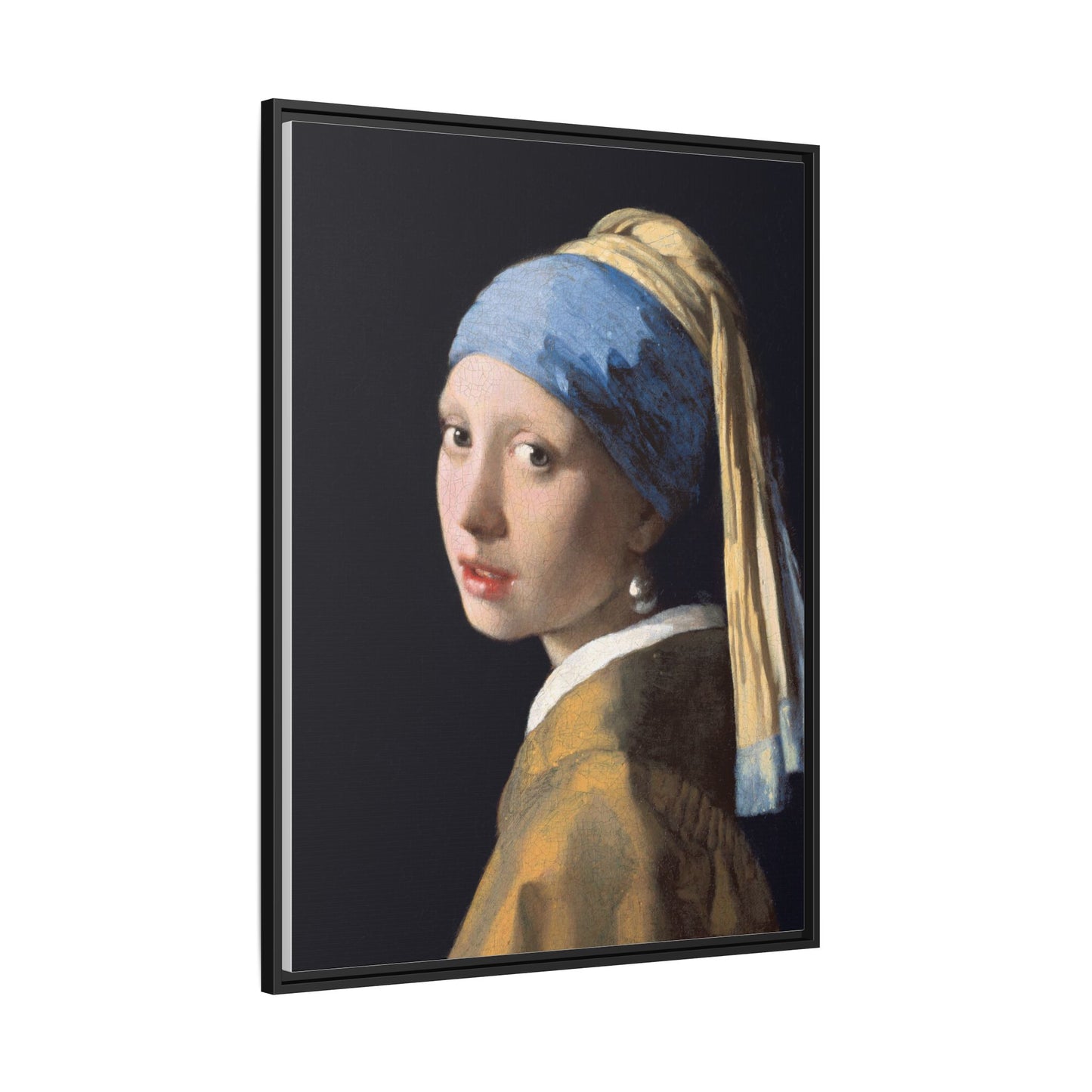 Girl with a Pearl Earring | Johannes Vermeer - Framed -