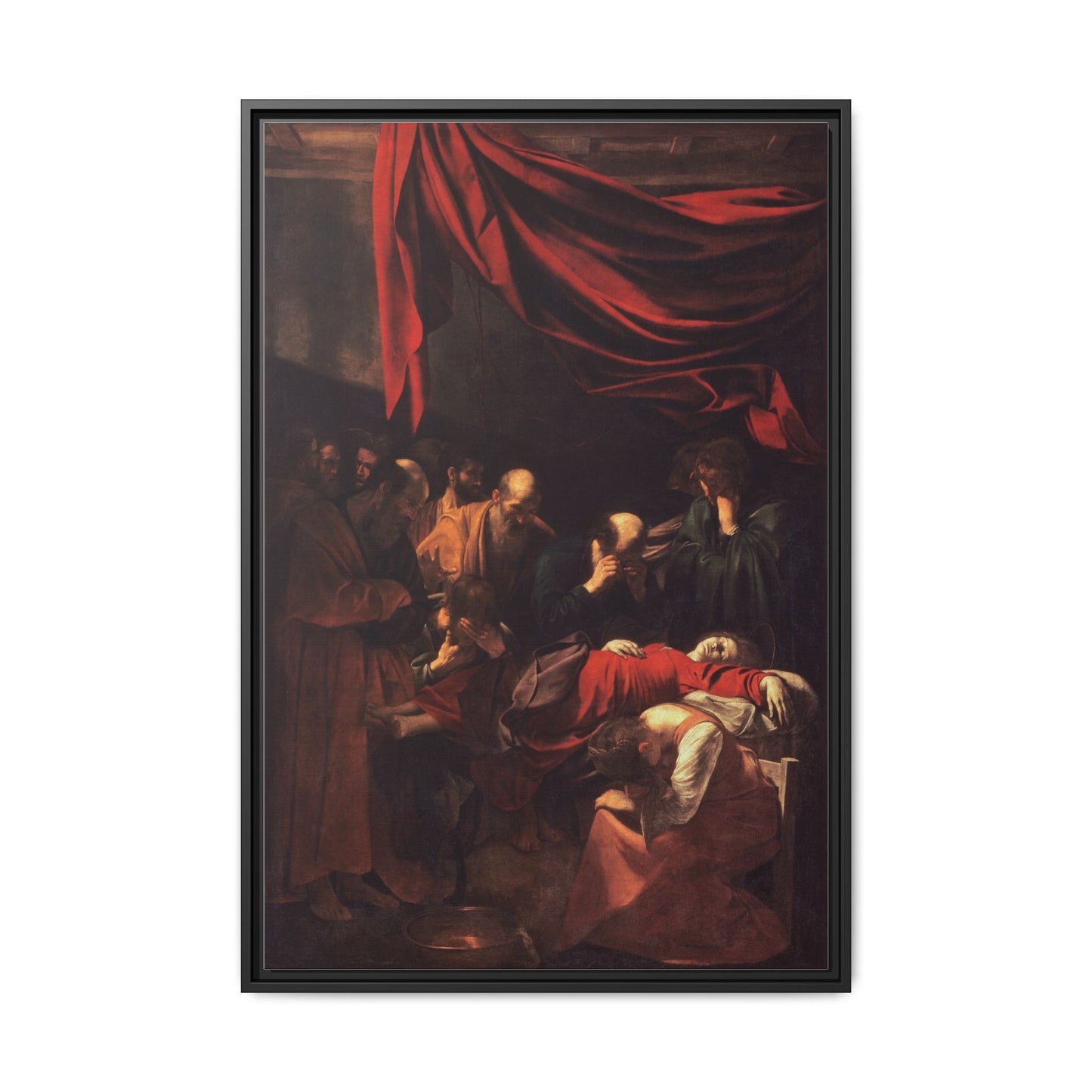 The Death of the Virgin | Caravaggio - Framed -