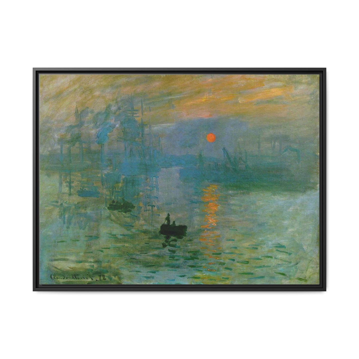 Impression, Sunrise | Claude Monet - Framed -