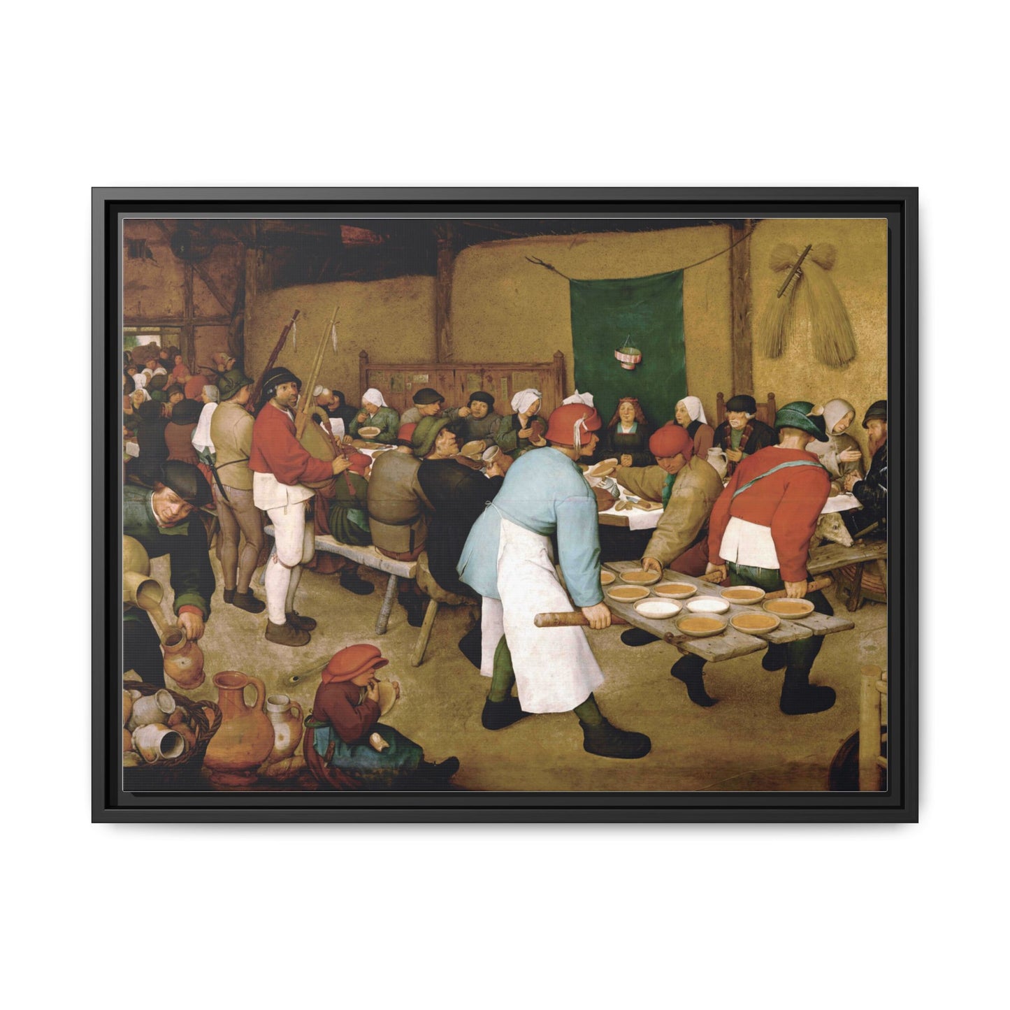 The Peasant Wedding | Pieter Bruegel - Framed -