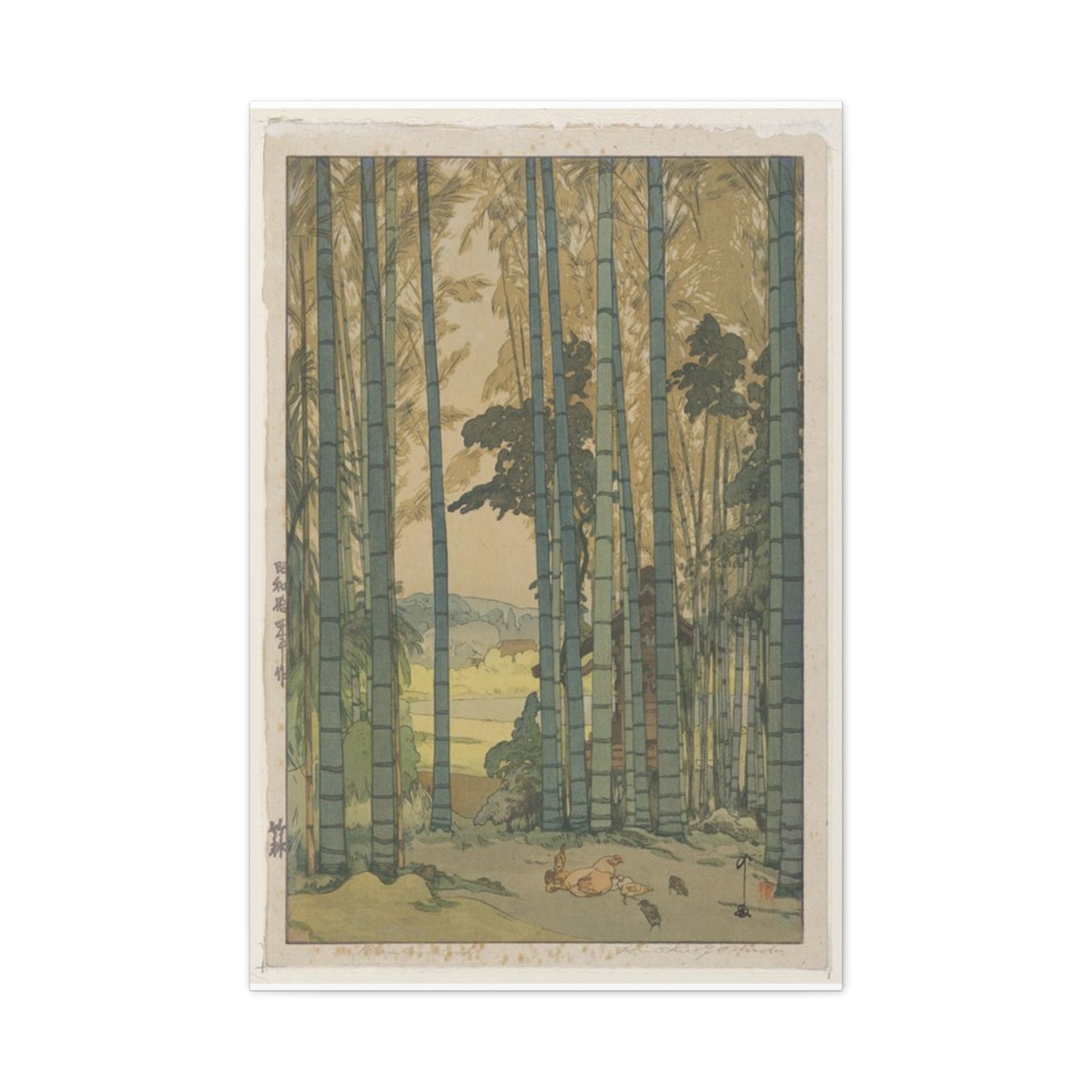 Small Bamboo Grove | Hiroshige - Canvas -