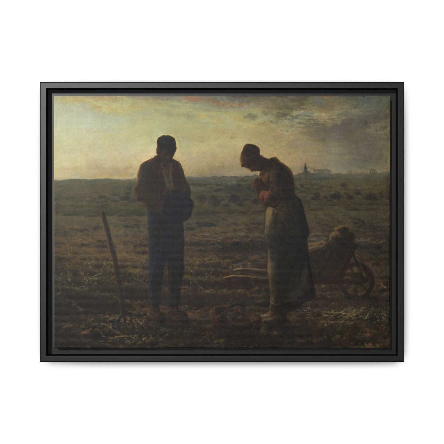 The Angelus | Jean-François Millet - Framed -