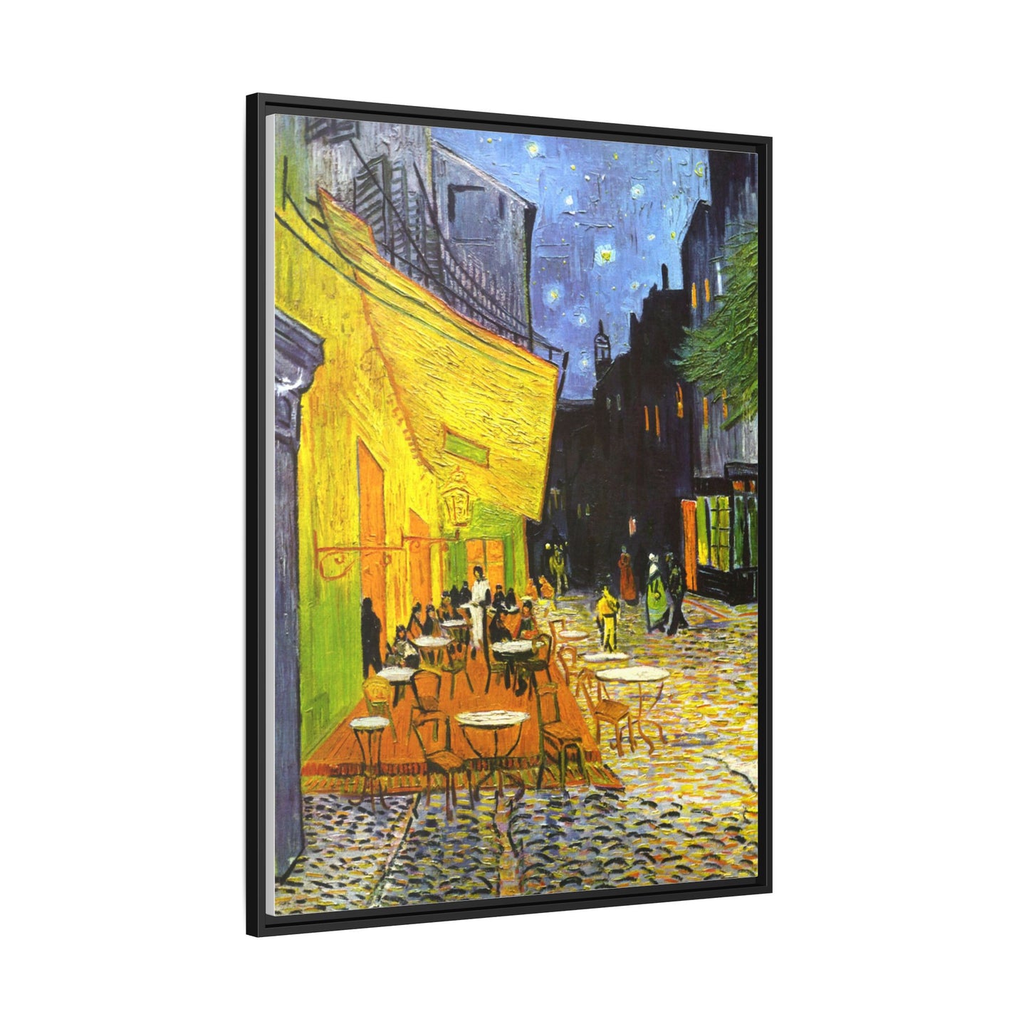 Café Terrace at Night | Vincent van Gogh - Framed -