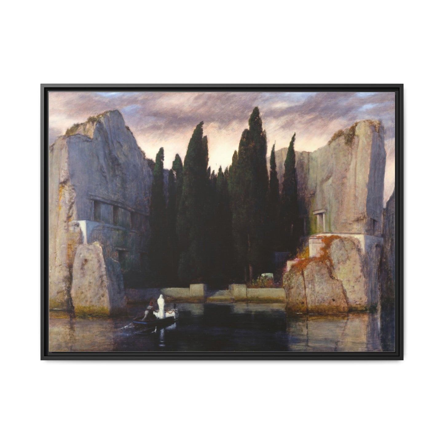 Isle of the Dead | Arnold Böcklin - Framed -