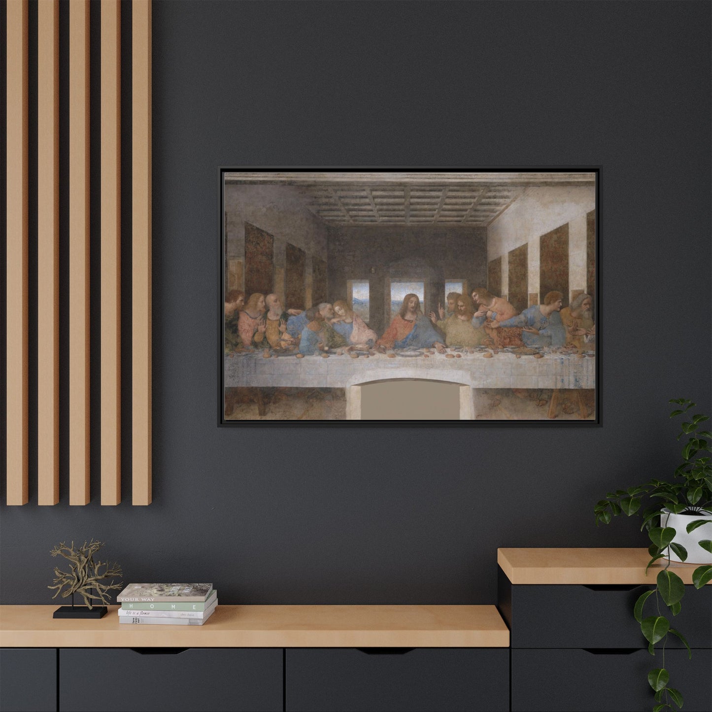 The Last Supper | Leonardo da Vinci  - Framed -