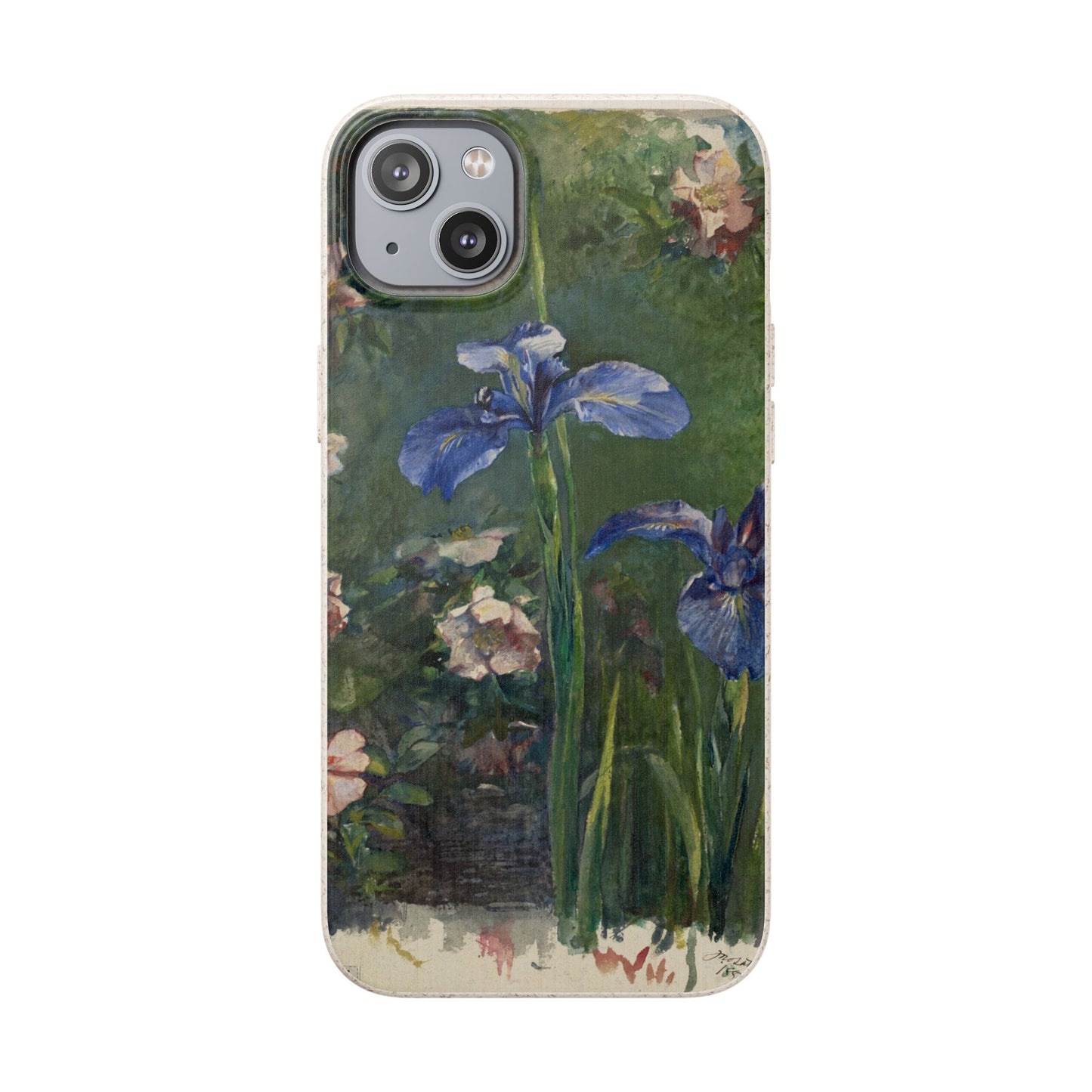 Roses and Irises | Bamboo Fibre Case