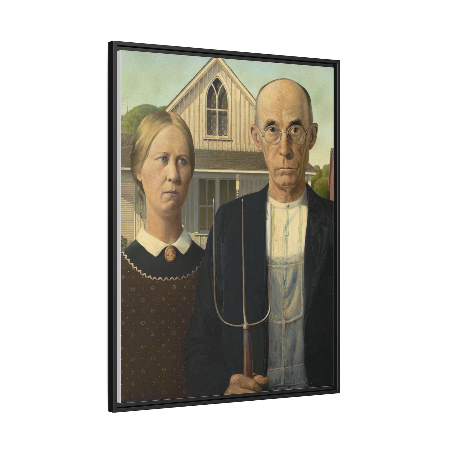 American Gothic | Grant Wood - Framed -