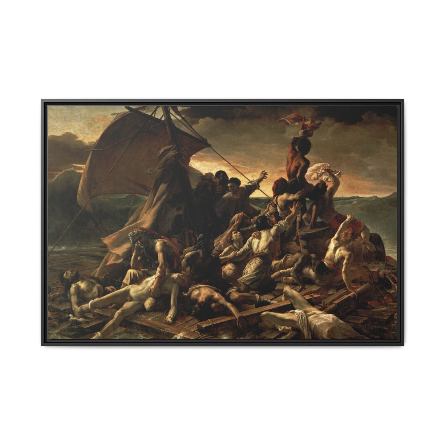 The Raft of the Medusa | Théodore Géricault - Framed -