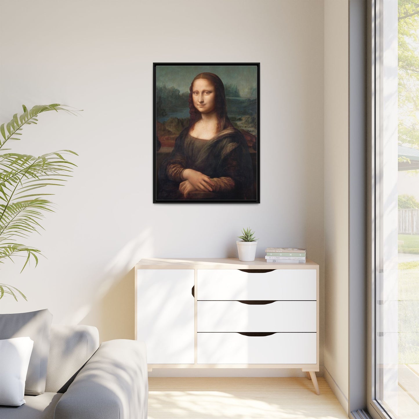 Mona Lisa | Leonardo da Vinci - Framed -