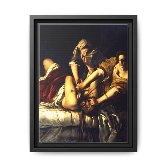 Judith Beheading Holofernes | Artemisia Gentileschi - Framed -