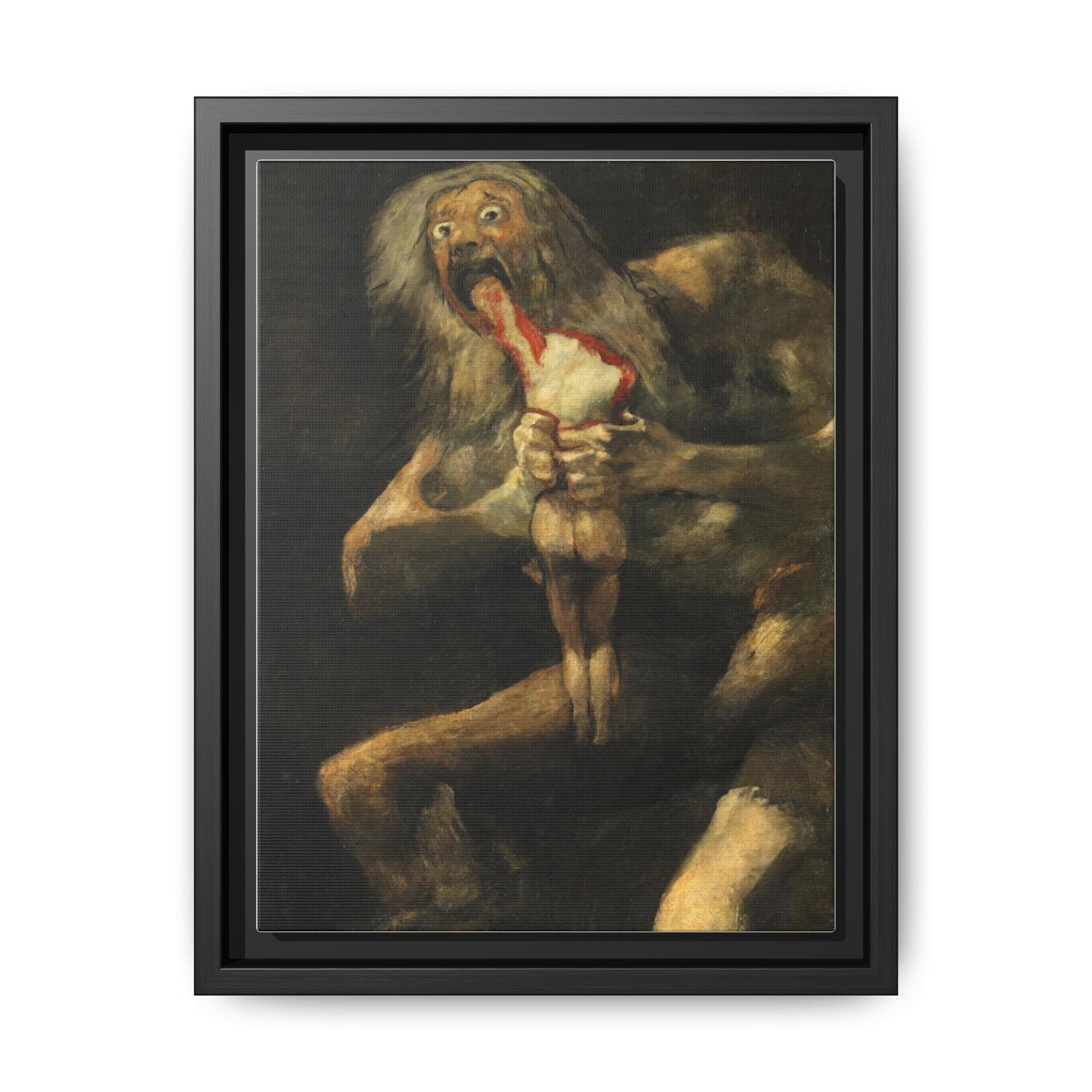 Saturn Devouring His Son | Francisco de Goya - Framed -