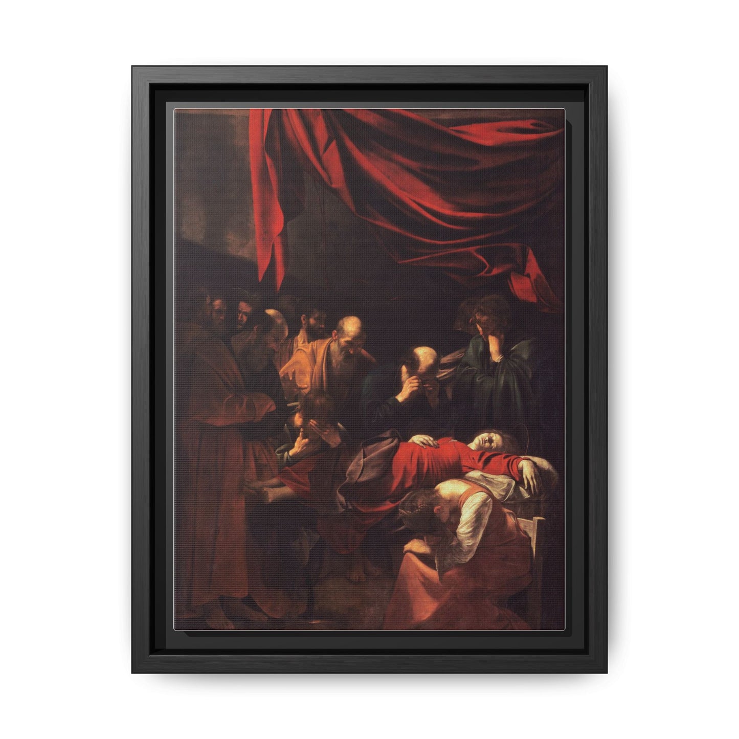 The Death of the Virgin | Caravaggio - Framed -