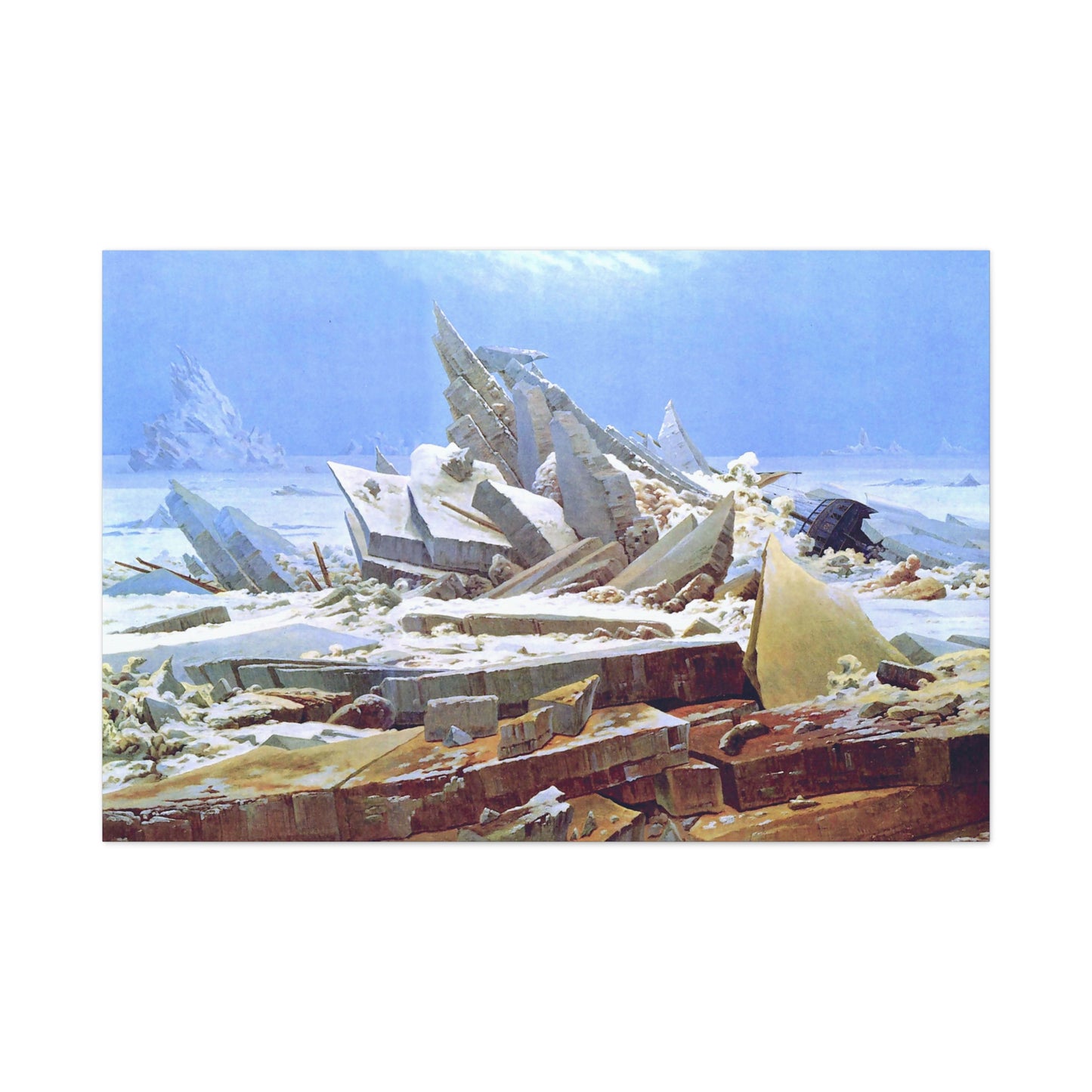 The Sea of Ice | Caspar David Friedrich - Canvas -