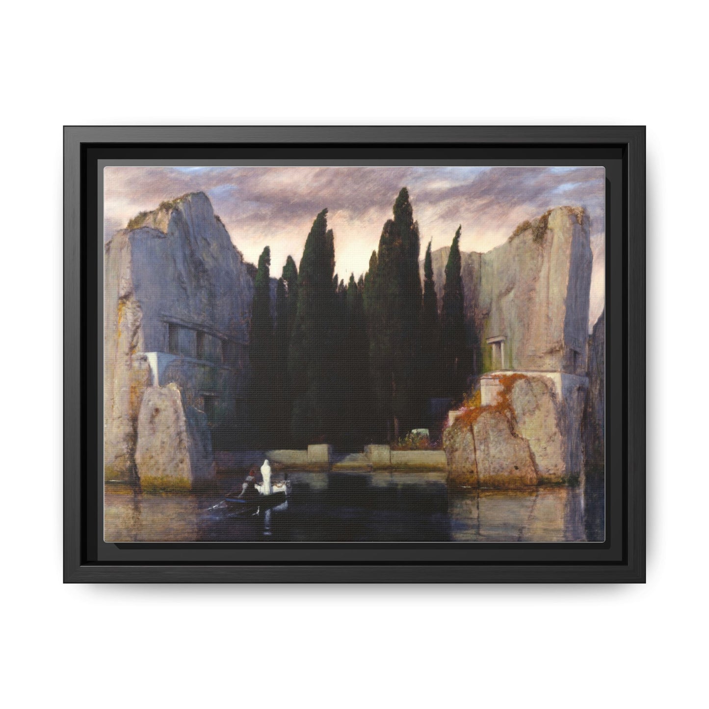 Isle of the Dead | Arnold Böcklin - Framed -