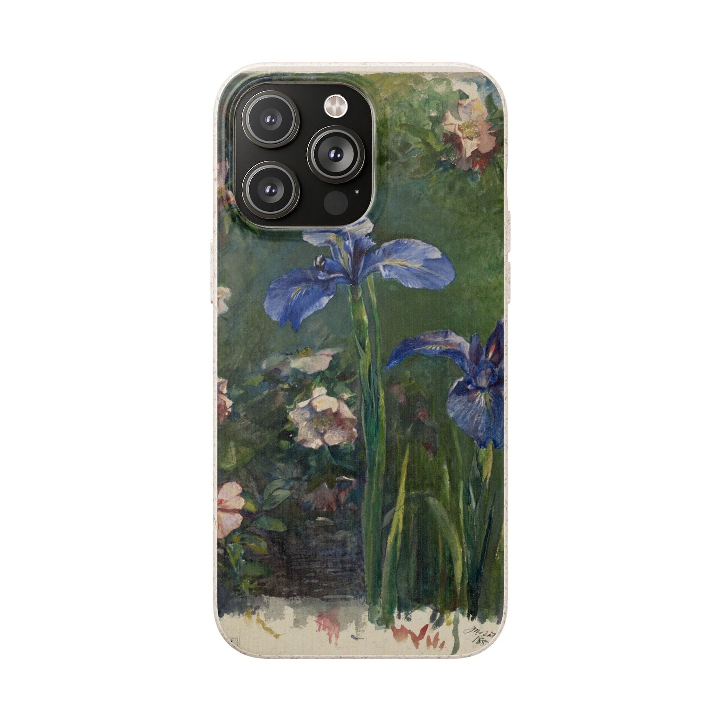 Roses and Irises | Bamboo Fibre Case