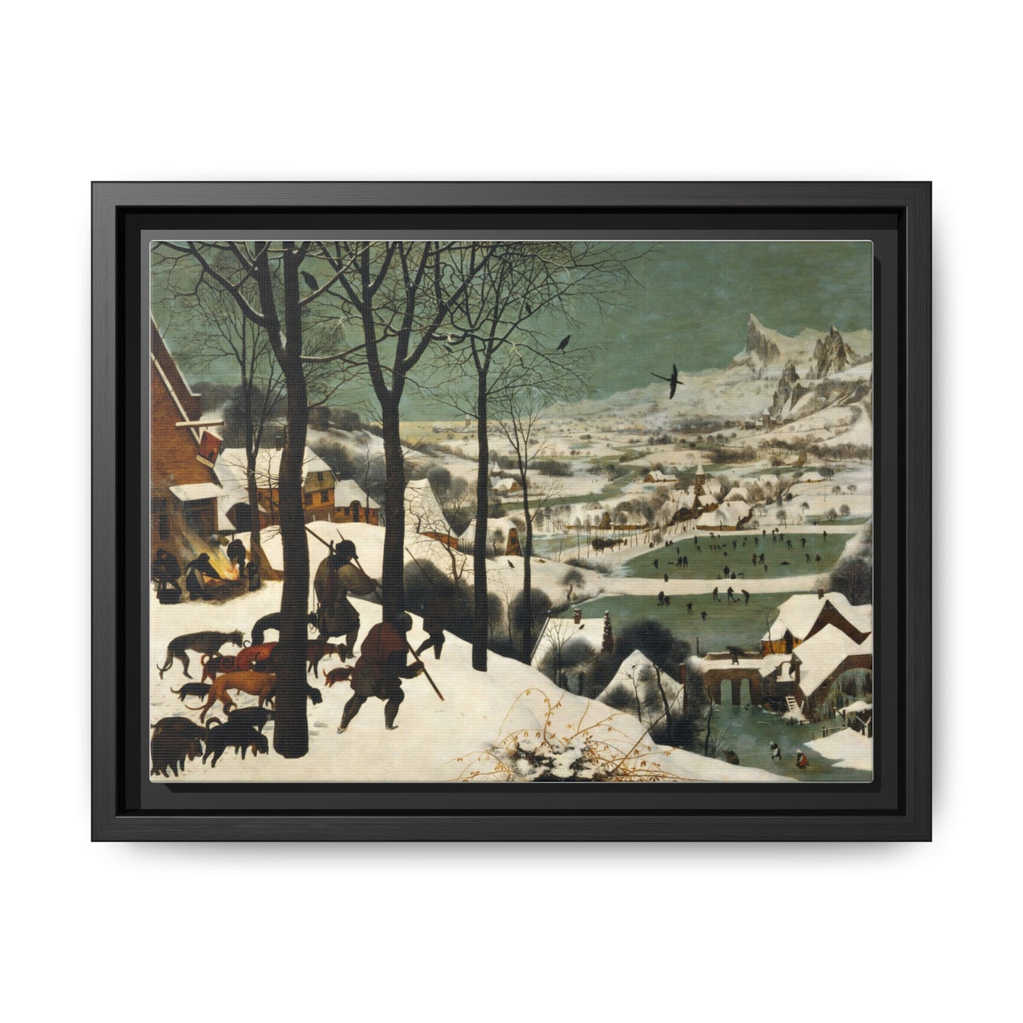 Hunters in the Snow | Pieter Bruegel - Framed -