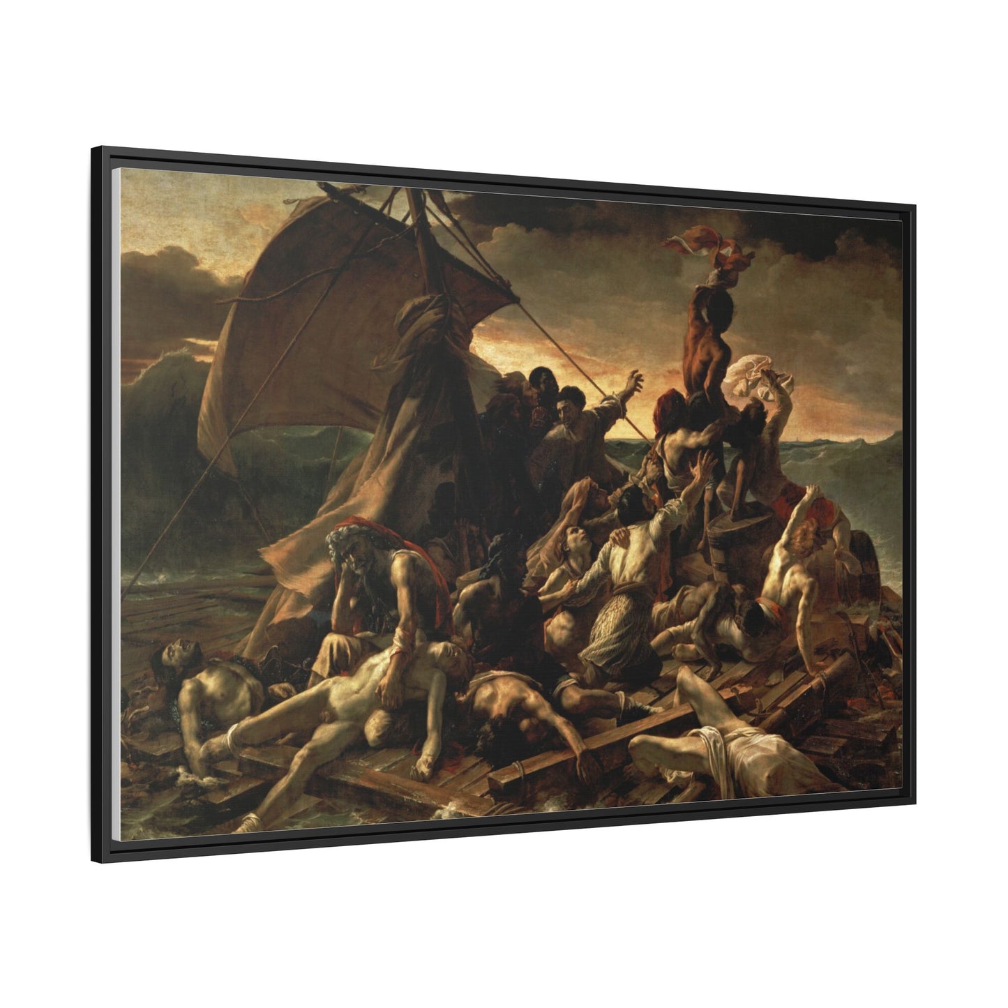 The Raft of the Medusa | Théodore Géricault - Framed -