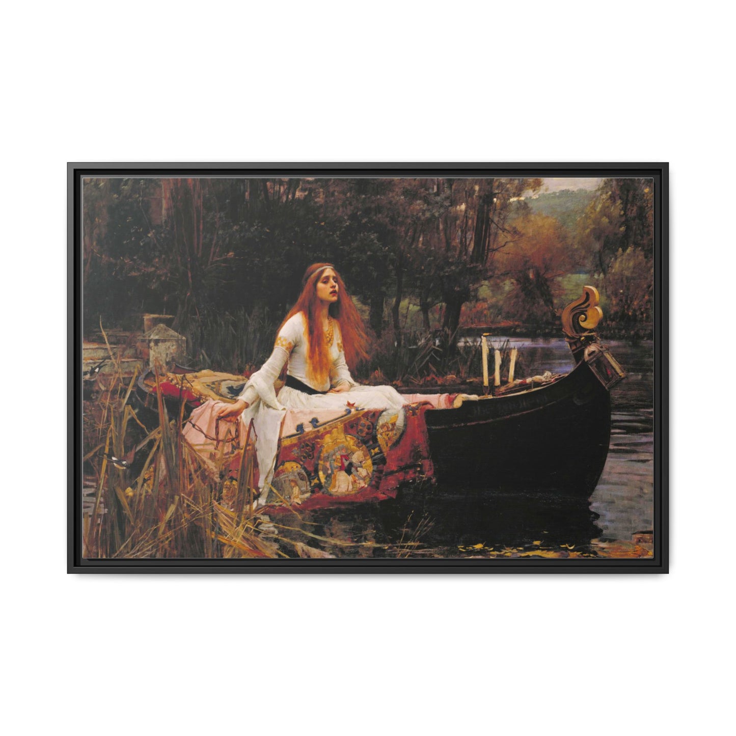 The Lady of Shalott | John William Waterhouse - Framed -