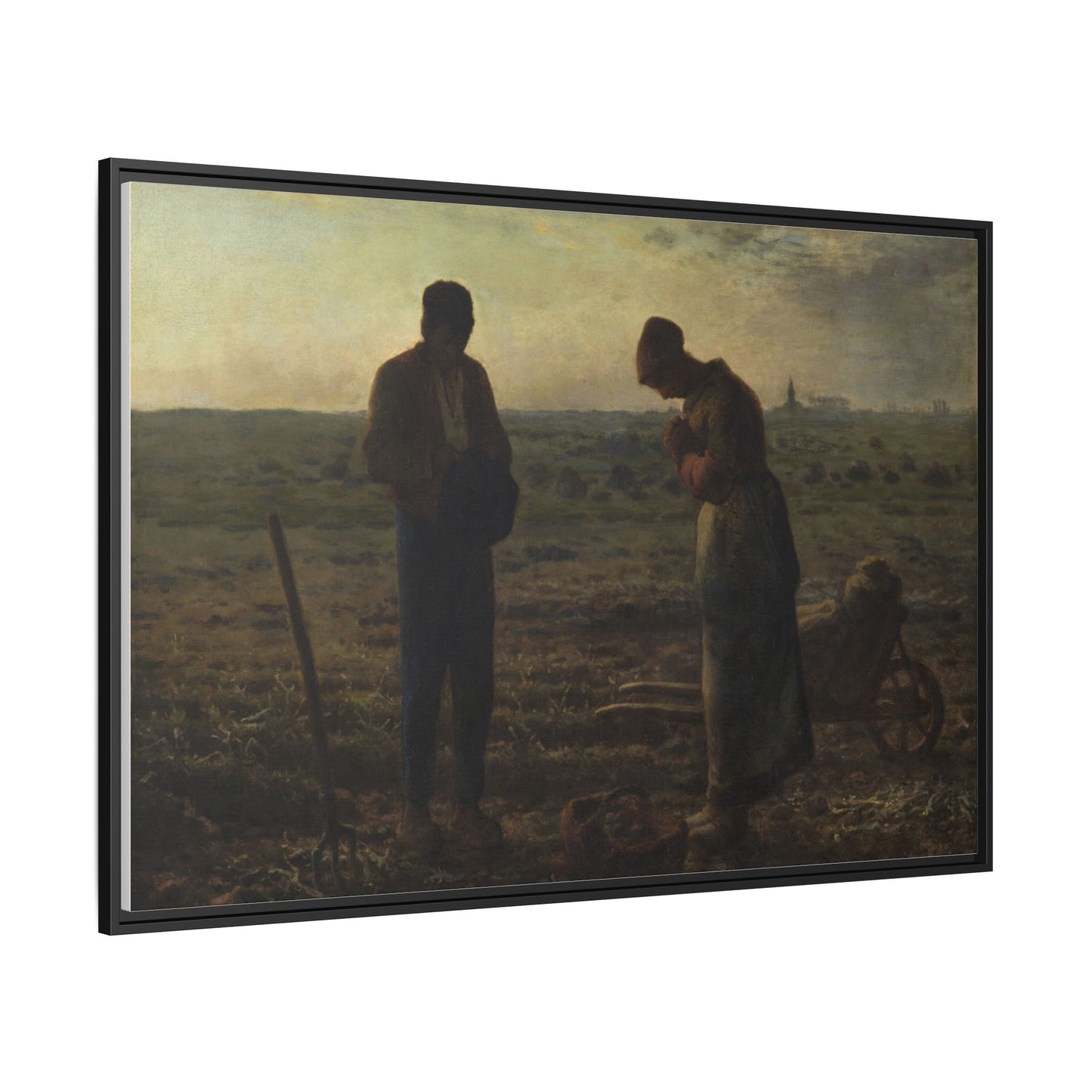 The Angelus | Jean-François Millet - Framed -