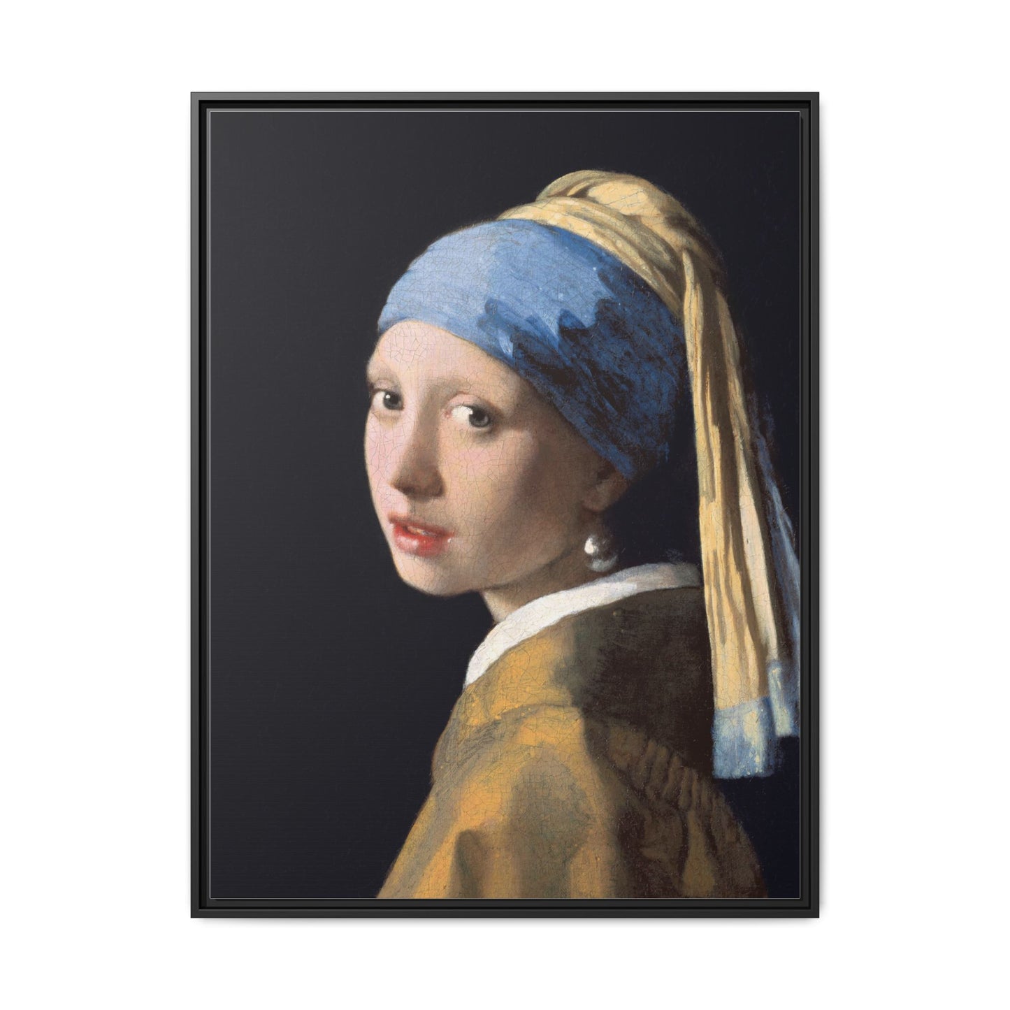 Girl with a Pearl Earring | Johannes Vermeer - Framed -