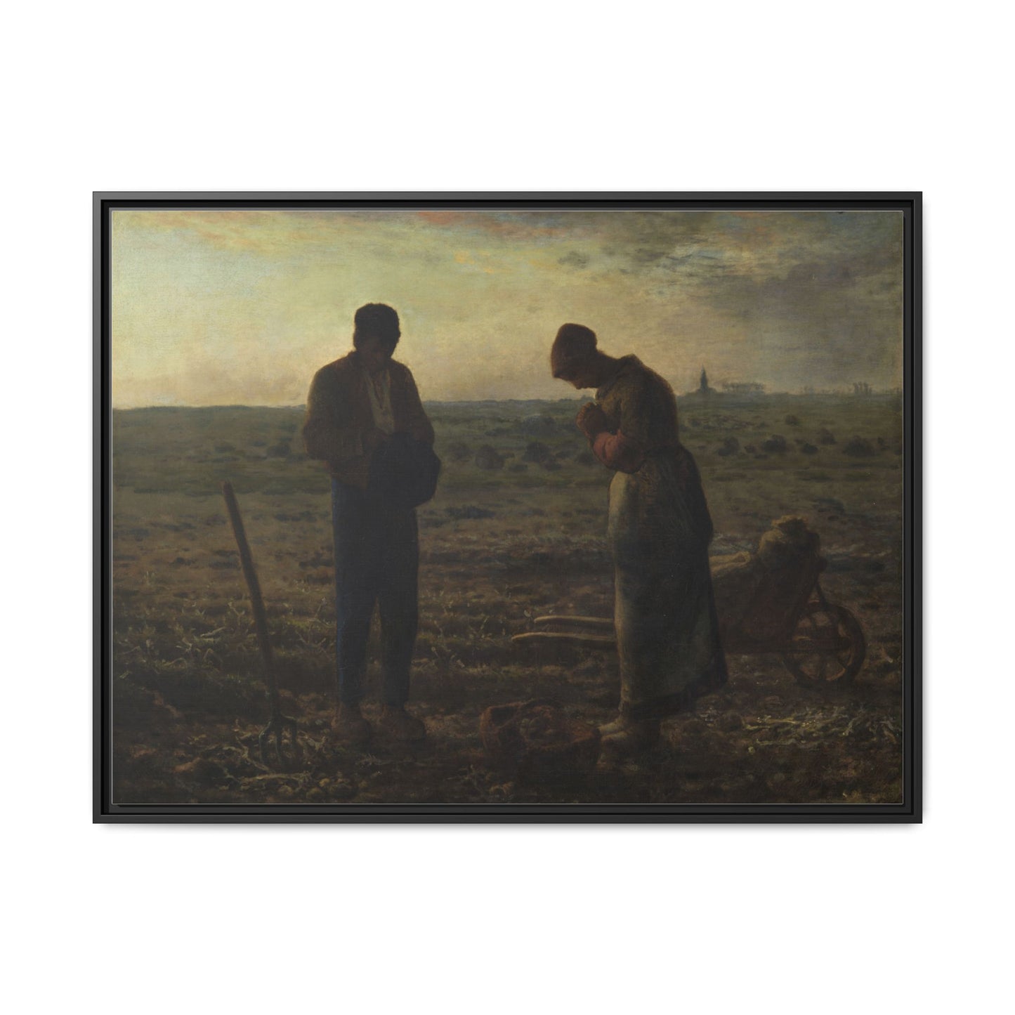 The Angelus | Jean-François Millet - Framed -