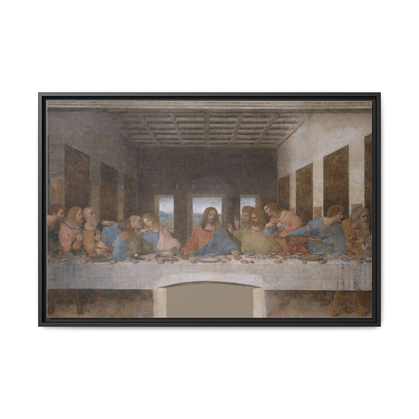 The Last Supper | Leonardo da Vinci  - Framed -