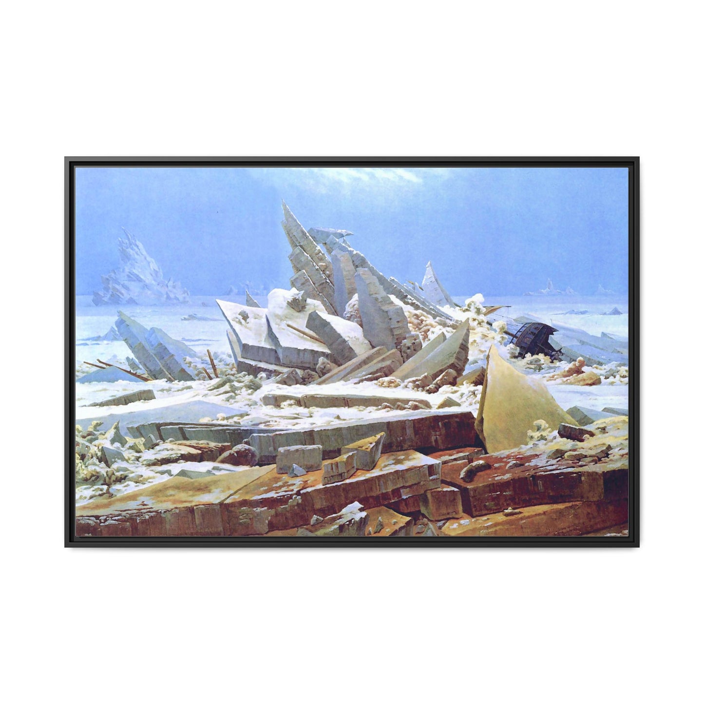 The Sea of Ice | Caspar David Friedrich - Framed -