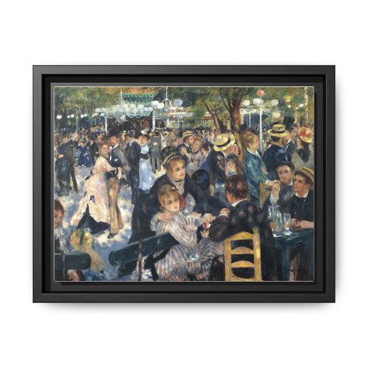 The Dance at the Moulin de la Galette | Pierre-Auguste Renoir - Framed -