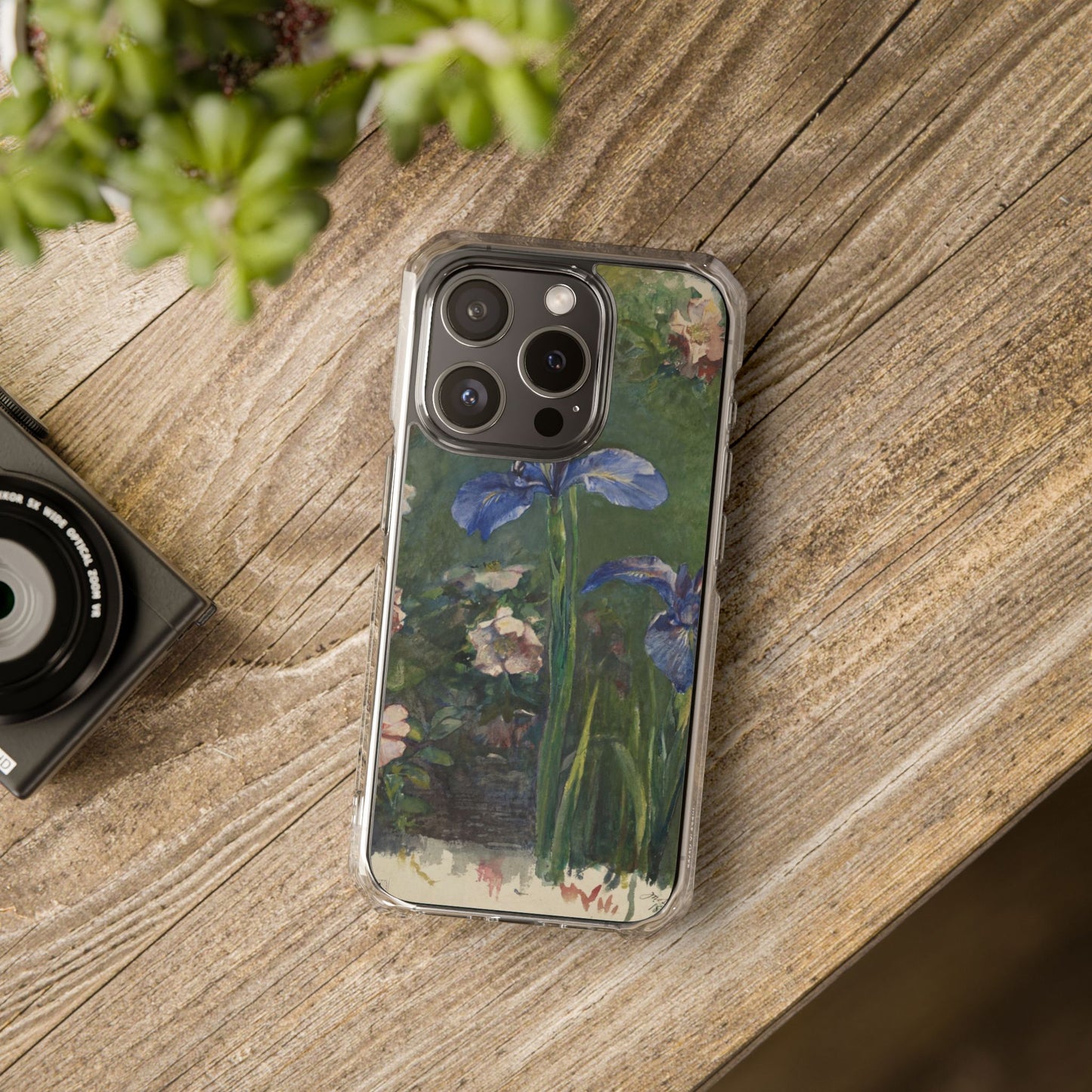 Roses and Irises | Slim Case