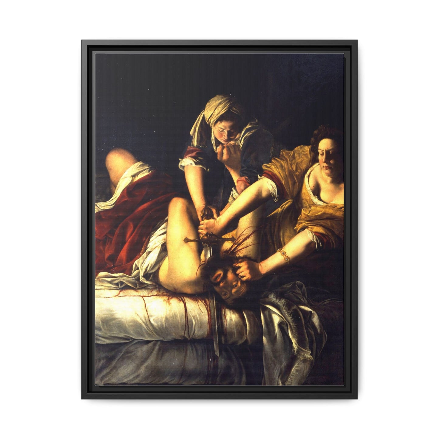 Judith Beheading Holofernes | Artemisia Gentileschi - Framed -