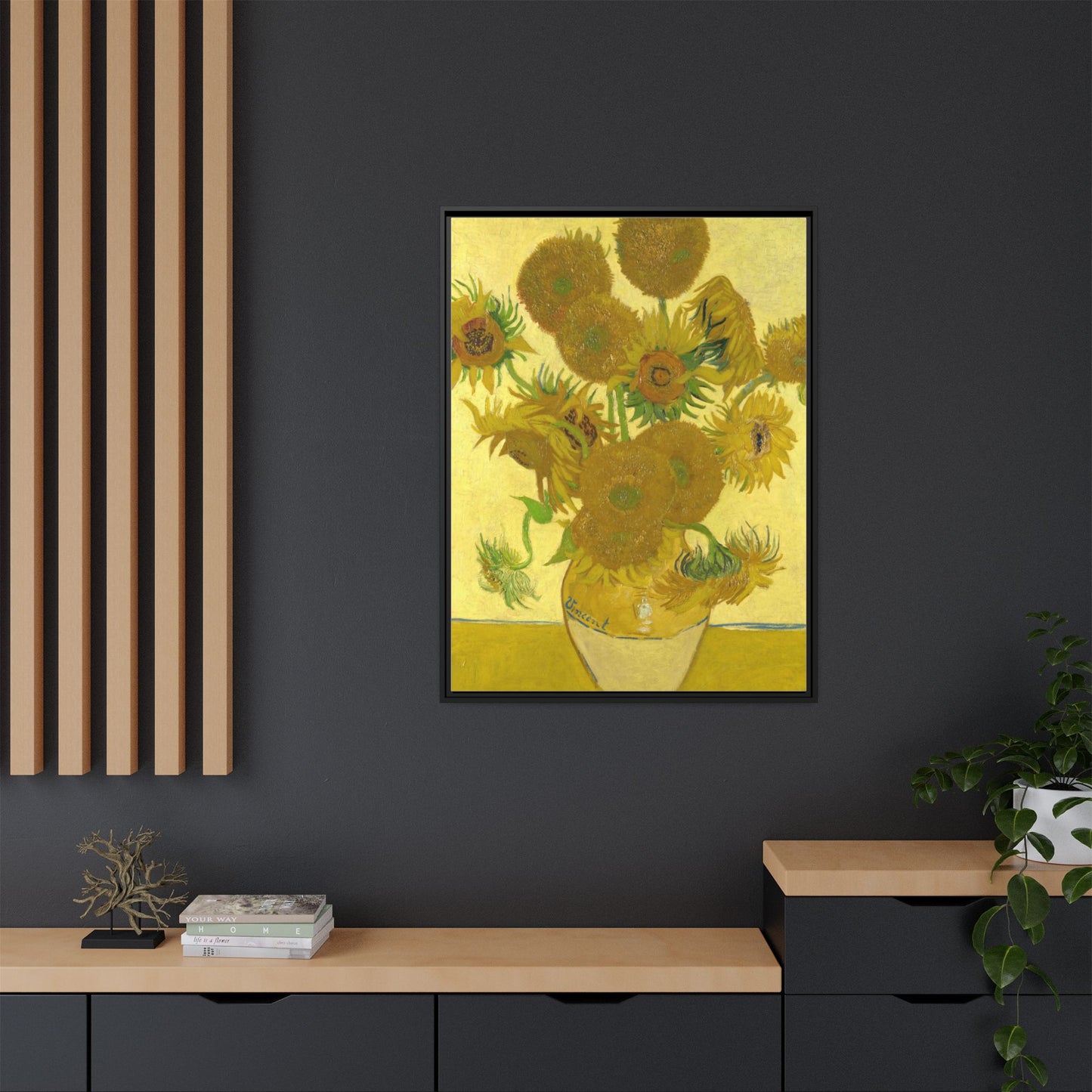 Sunflowers | Vincent van Gogh - Framed -