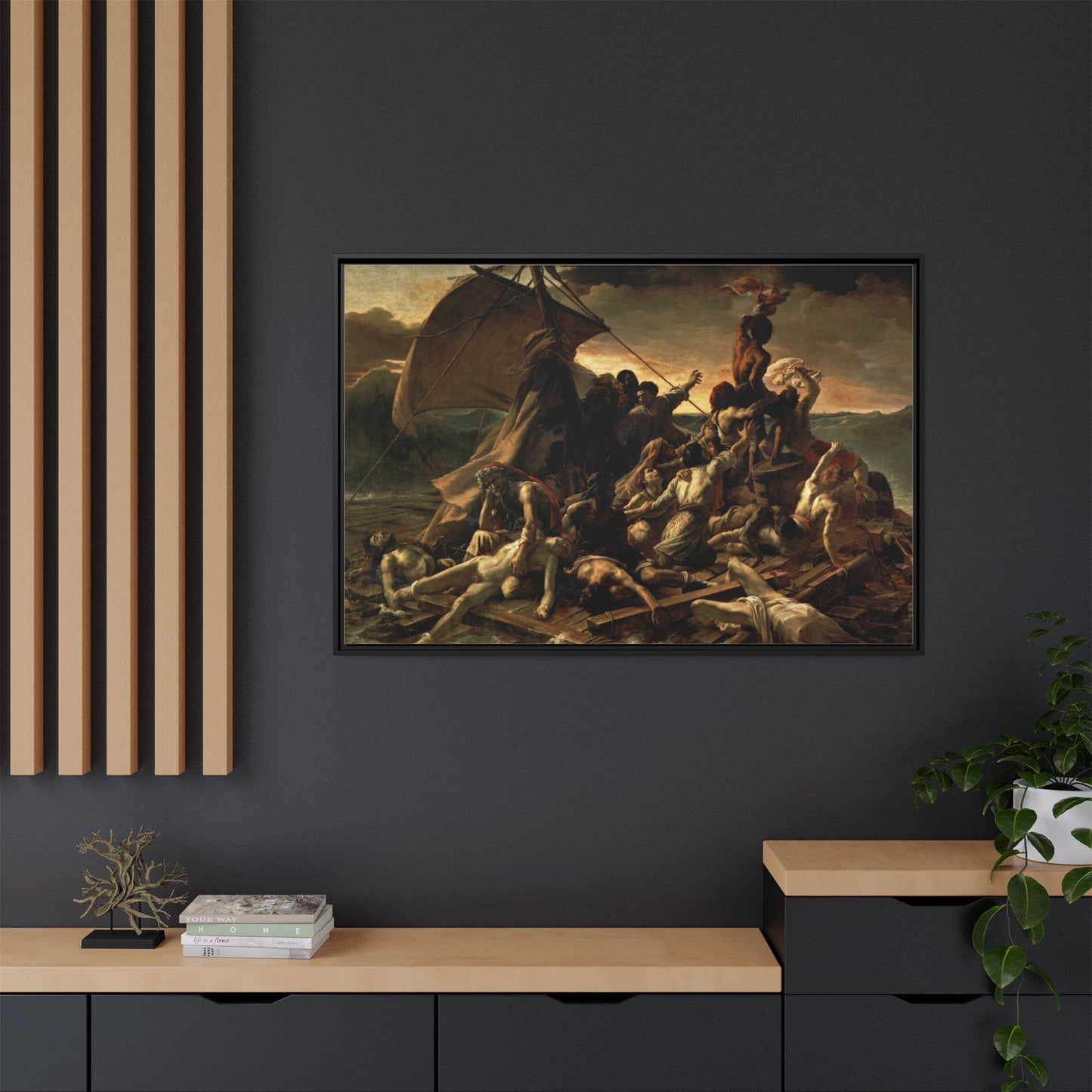 The Raft of the Medusa | Théodore Géricault - Framed -