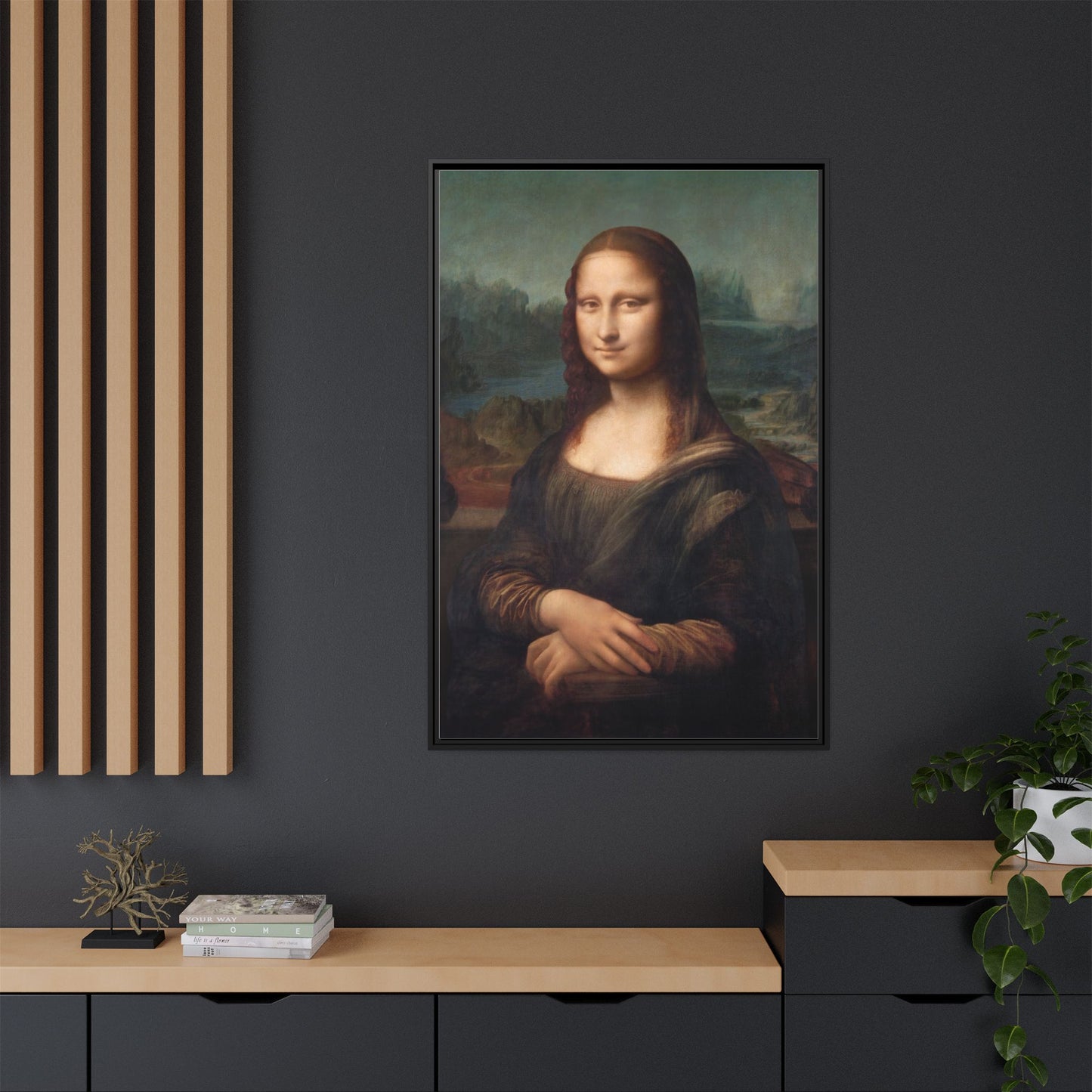 Mona Lisa | Leonardo da Vinci - Framed -