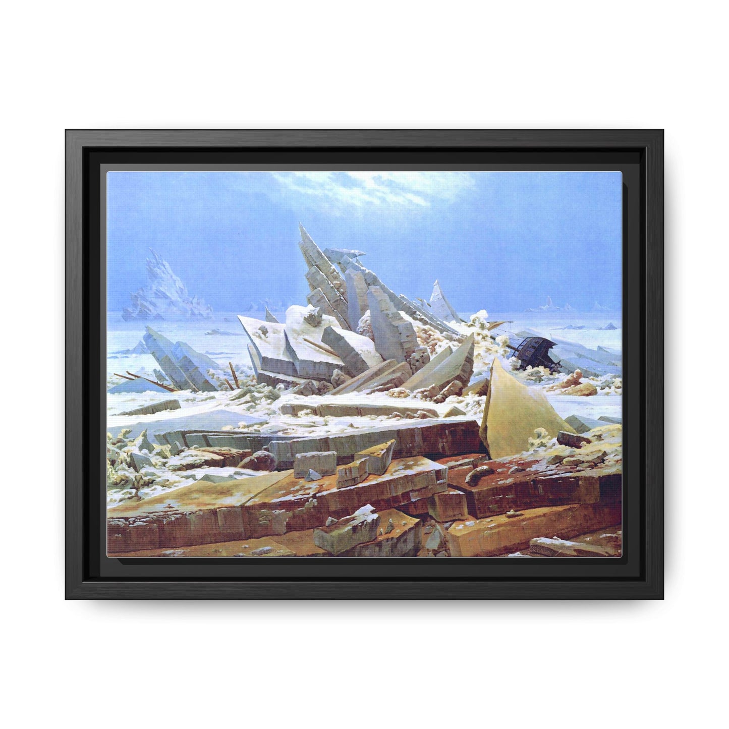 The Sea of Ice | Caspar David Friedrich - Framed -