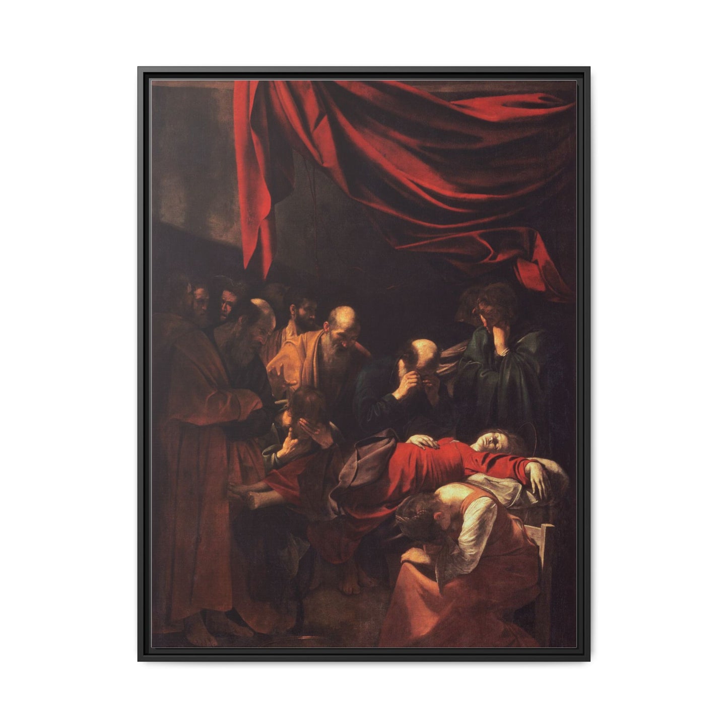 The Death of the Virgin | Caravaggio - Framed -