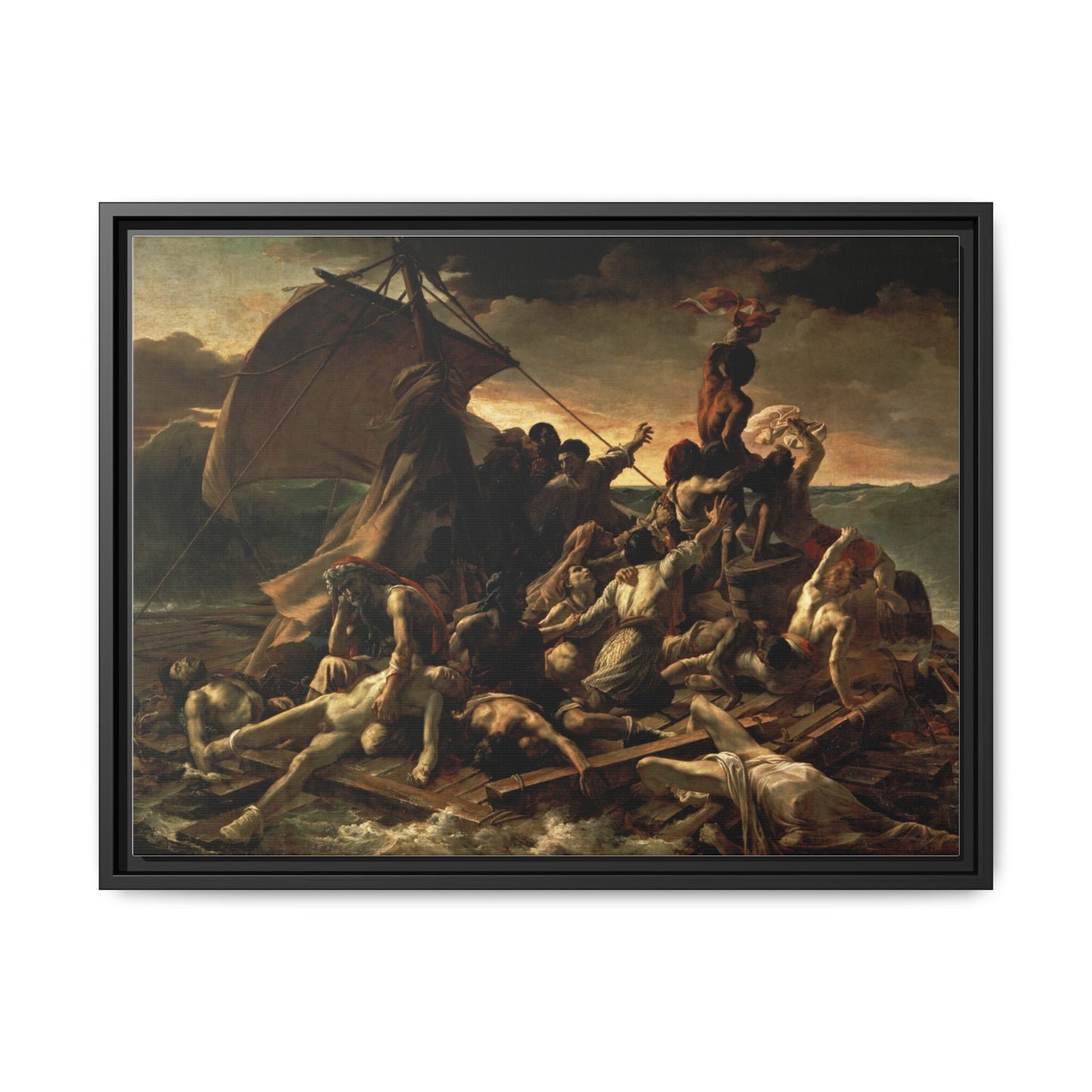 The Raft of the Medusa | Théodore Géricault - Framed -