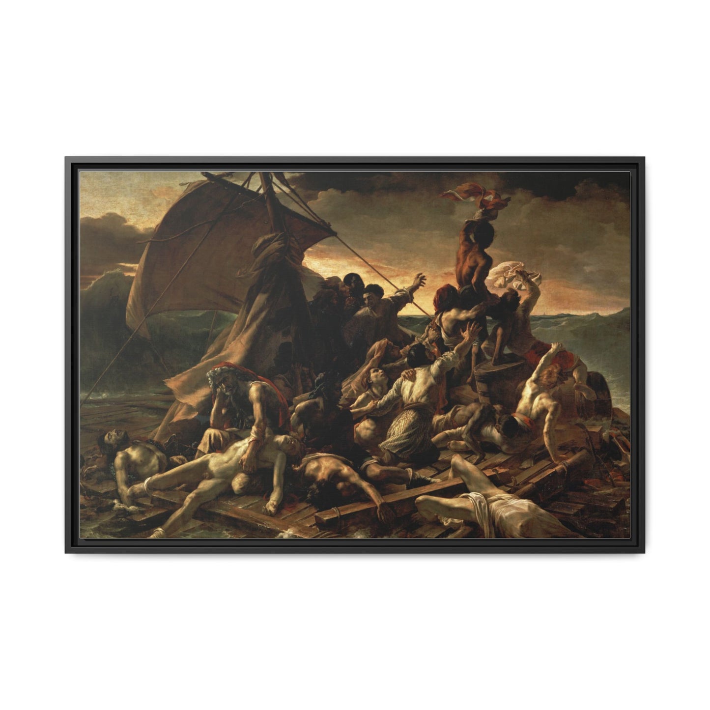 The Raft of the Medusa | Théodore Géricault - Framed -